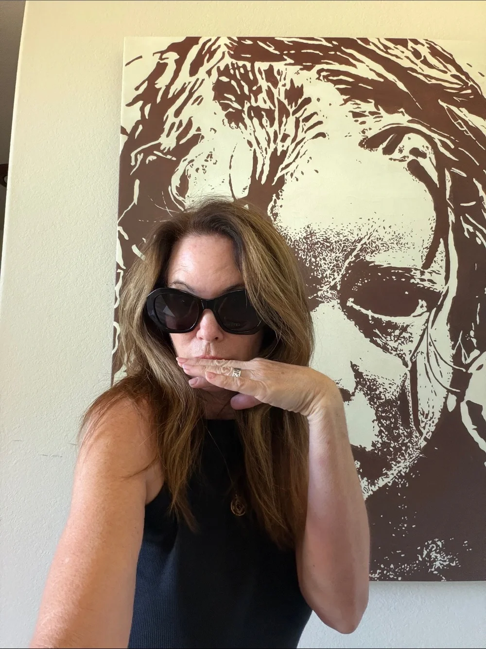 NEW Karl Lagerfield Oversized Black Women's Sunglasses - Bold Modern Style